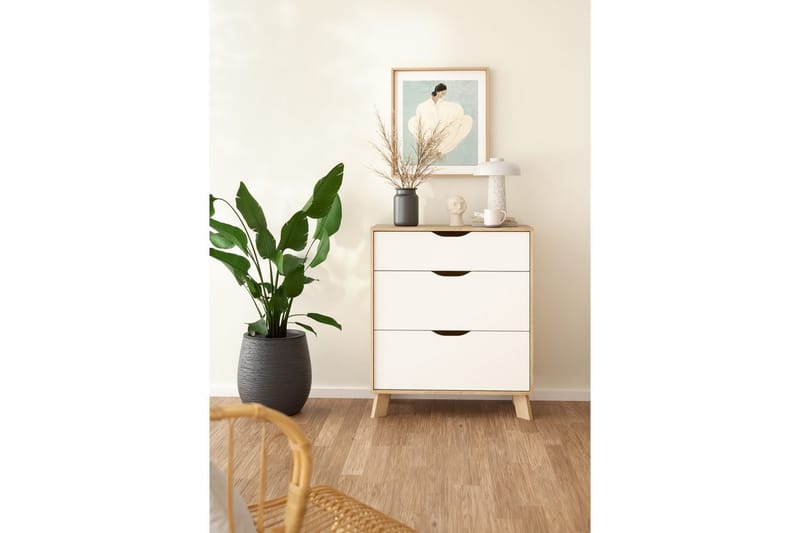 Sumita Konsolbord 79 cm - Natur/Hvid - Møbler - Borde - Aflastningsbord - Entrébord