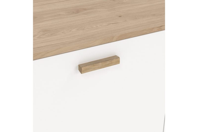 Sumita Konsolbord 99 cm - Hvid/Kirsebærrød - Møbler - Borde - Aflastningsbord - Entrébord