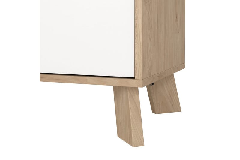 Sumita Konsolbord 99 cm - Hvid/Kirsebærrød - Møbler - Borde - Aflastningsbord - Entrébord
