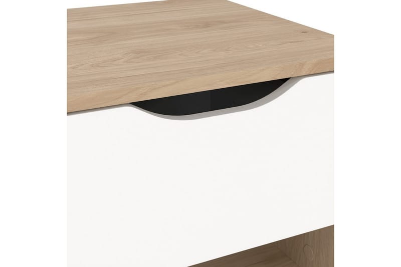 Sumita Natbord 40 cm - Brun/Hvid - Møbler - Borde - Aflastningsbord - Sengebord