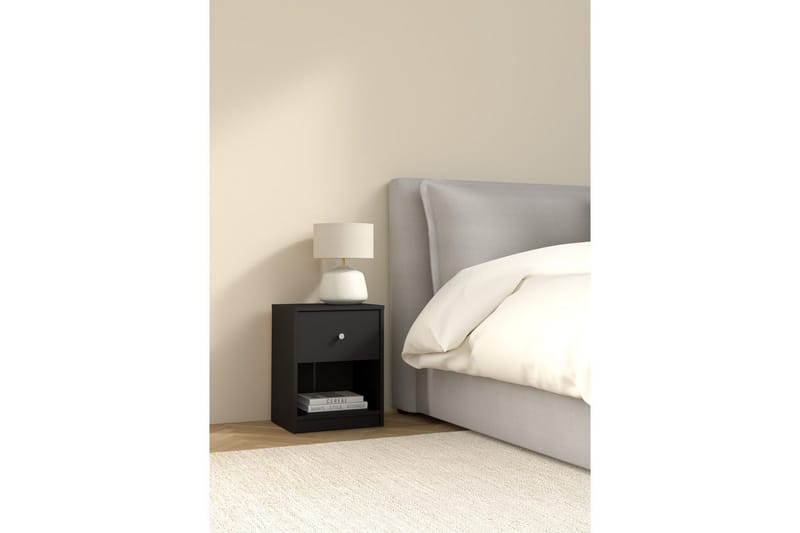 Sundra Natbord 38 cm - Sort - Møbler - Borde - Aflastningsbord - Sengebord