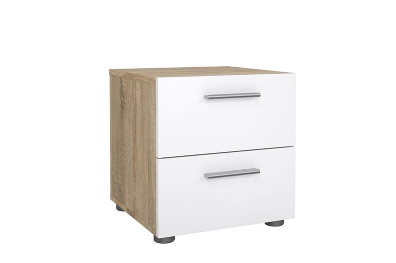 Suntia Natbord 40 cm - Hvid/Natur - Møbler - Borde - Aflastningsbord - Sengebord