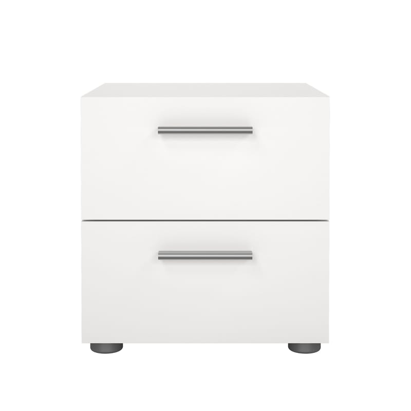 Suntia Natbord med 2 skuffer 40x40x42 cm - Møbler - Borde - Aflastningsbord - Sengebord