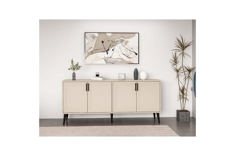 Syrri Konsolbord 180 cm - Sand - Møbler - Borde - Aflastningsbord - Entrébord