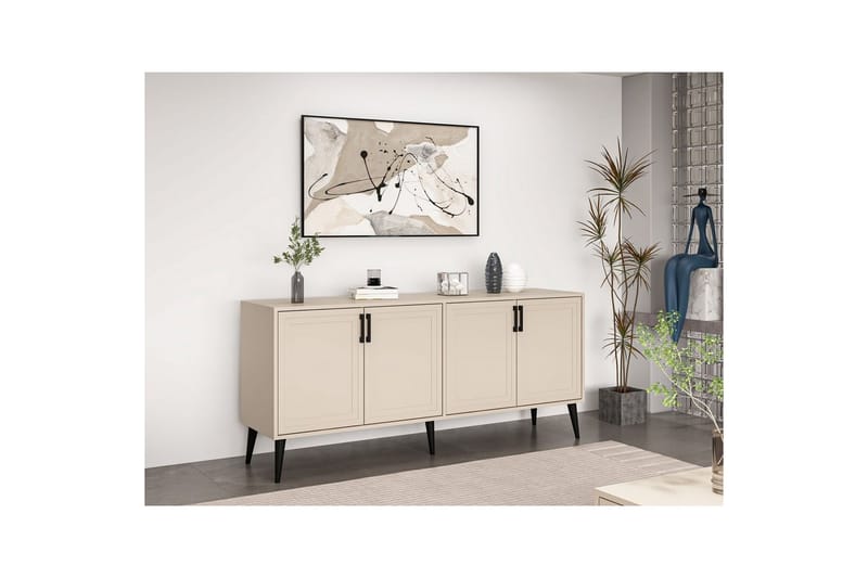 Syrri Konsolbord 180 cm - Sand - Møbler - Borde - Aflastningsbord - Entrébord