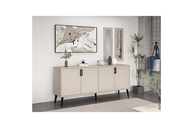 Syrri Konsolbord 180 cm - Sandsten - Møbler - Borde - Aflastningsbord - Entrébord