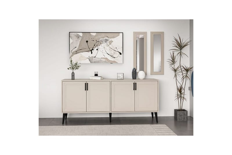 Syrri Konsolbord 180 cm - Sandsten - Møbler - Borde - Aflastningsbord - Entrébord