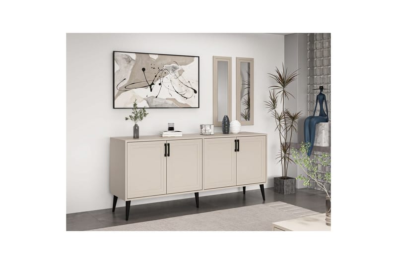 Syrri Konsolbord 180 cm - Sandsten - Møbler - Borde - Aflastningsbord - Entrébord