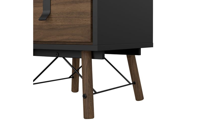 Tadami Natbord 43 cm - Askegrå/Natur - Møbler - Borde - Aflastningsbord - Sengebord