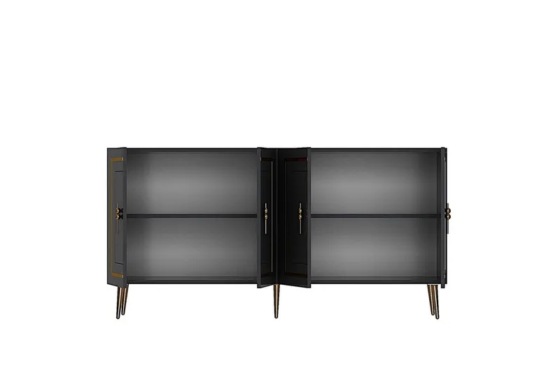 Talon Konsolbord 150 cm - Antracit/Guld - Møbler - Borde - Aflastningsbord - Entrébord