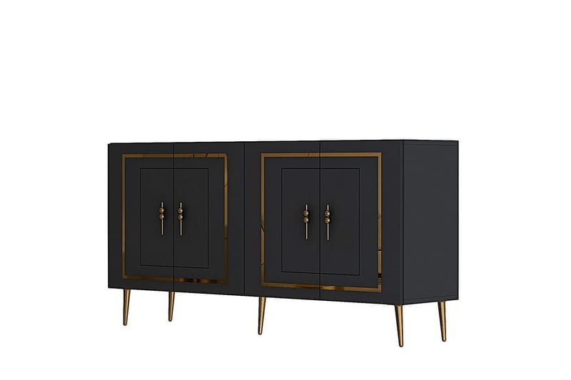 Talon Konsolbord 150 cm - Antracit/Guld - Møbler - Borde - Aflastningsbord - Entrébord