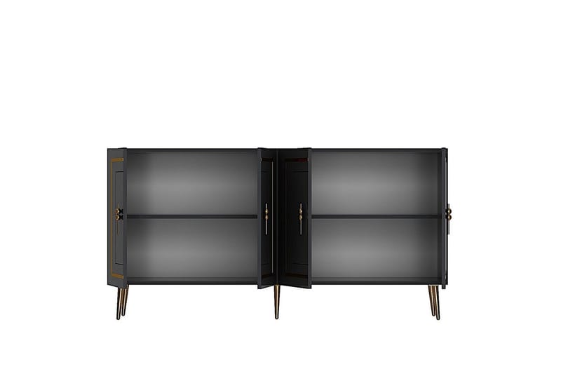 Talon Konsolbord 150 cm - Antracit/Guld - Møbler - Borde - Aflastningsbord - Entrébord