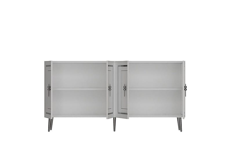 Talon Konsolbord 150 cm - Hvid/Sølv - Møbler - Borde - Aflastningsbord - Entrébord