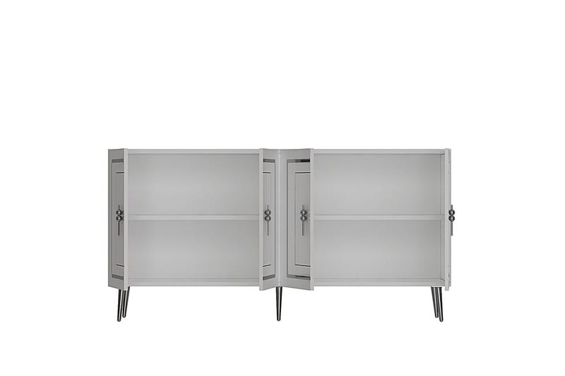 Talon Konsolbord 150 cm - Hvid/Sølv - Møbler - Borde - Aflastningsbord - Entrébord