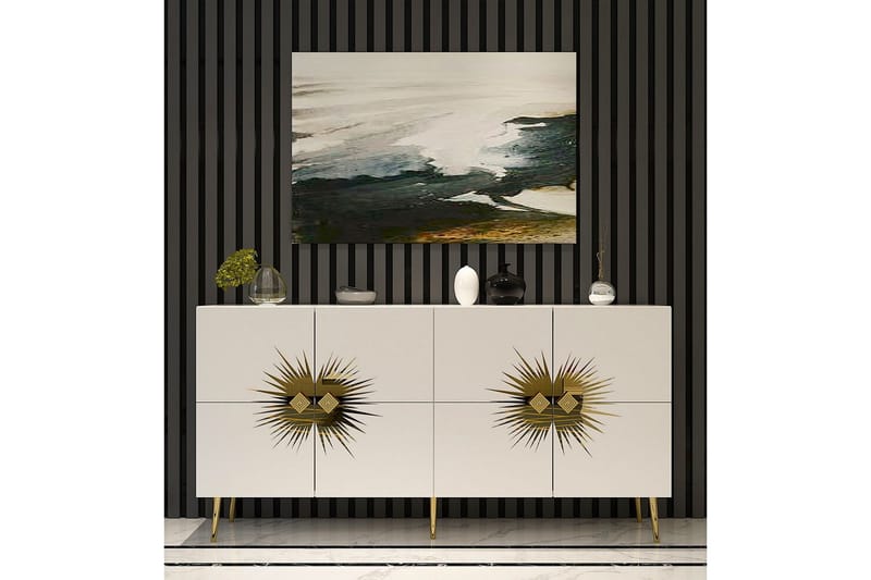 Tari Konsolbord 150 cm - Bronze/Hvid - Møbler - Borde - Aflastningsbord - Entrébord