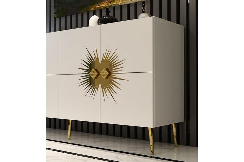 Tari Konsolbord 150 cm - Bronze/Hvid - Møbler - Borde - Aflastningsbord - Entrébord