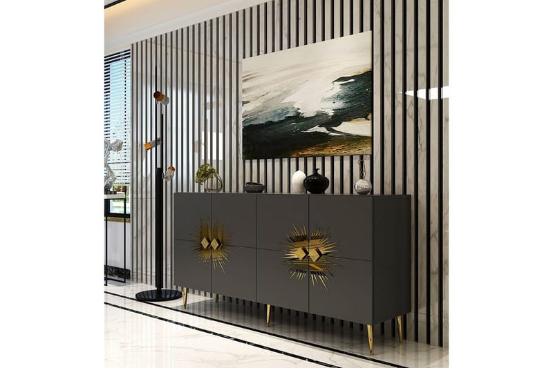 Tari Konsolbord 150 cm - Bronze/Kulgrå - Møbler - Borde - Aflastningsbord - Entrébord
