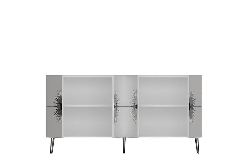 Tari Konsolbord 150 cm - Hvid/Sølv - Møbler - Borde - Aflastningsbord - Entrébord