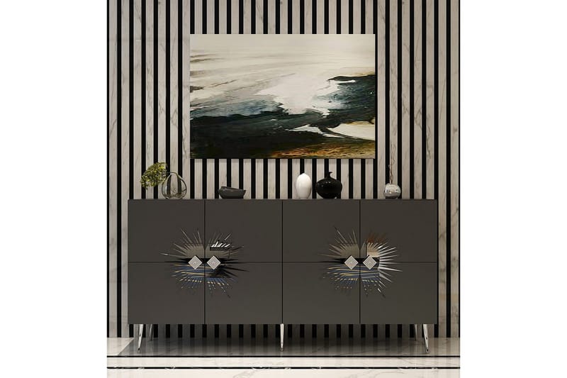 Tari Konsolbord 150 cm - Kulgrå/Sølv - Møbler - Borde - Aflastningsbord - Entrébord