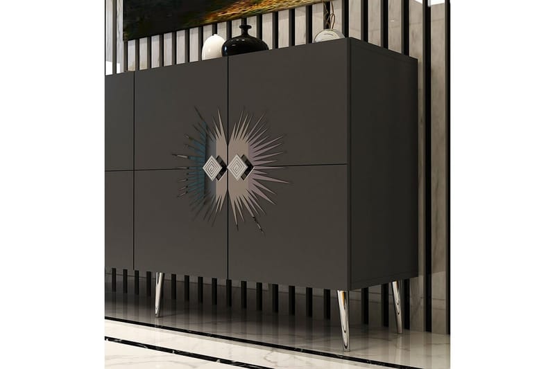 Tari Konsolbord 150 cm - Kulgrå/Sølv - Møbler - Borde - Aflastningsbord - Entrébord