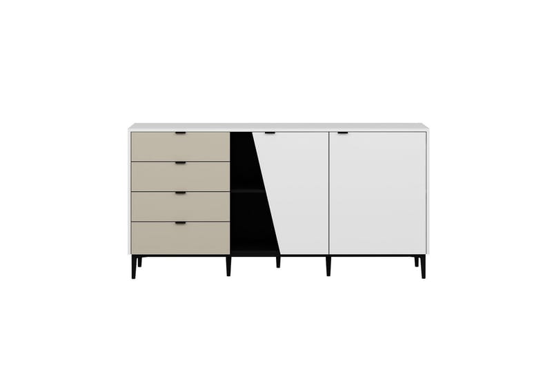 Tarnen Konsolbord 180 cm - Sort/Sand/Hvid - Møbler - Borde - Aflastningsbord - Entrébord