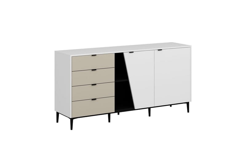 Tarnen Konsolbord 180 cm - Sort/Sand/Hvid - Møbler - Borde - Aflastningsbord - Entrébord