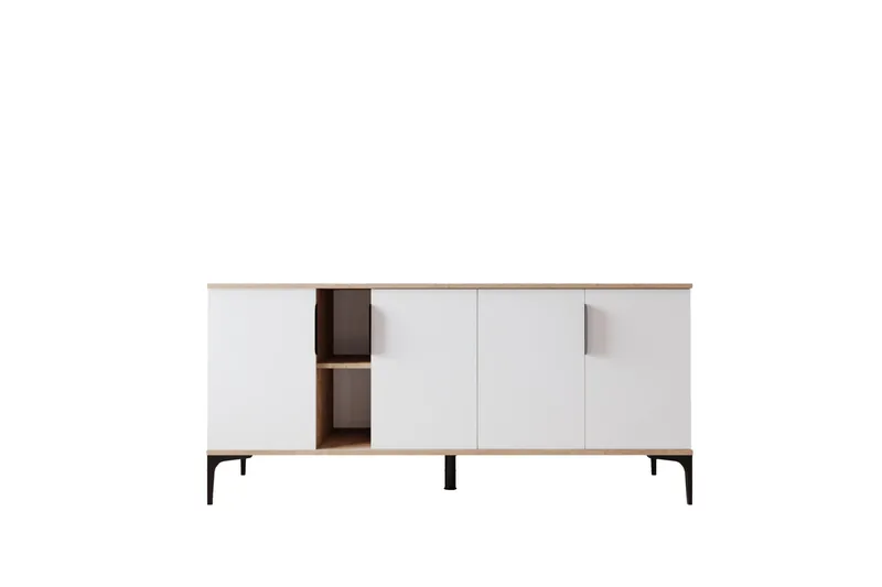 Tarz Konsolbord 180 cm, Eg/Hvid