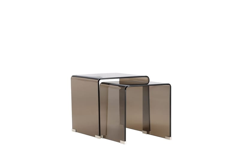 Telemark sidebord 36 cm - Bruntonet glas - Møbler - Borde - Aflastningsbord - Indskudsborde