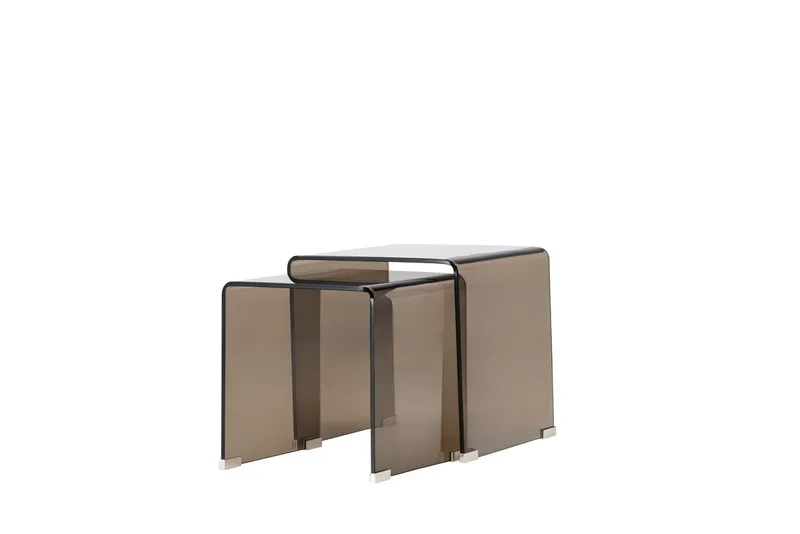 Telemark sidebord 36 cm - Bruntonet glas - Møbler - Borde - Aflastningsbord - Indskudsborde