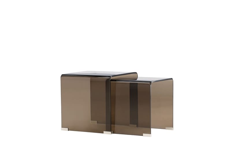 Telemark sidebord 36 cm - Bruntonet glas - Møbler - Borde - Aflastningsbord - Indskudsborde