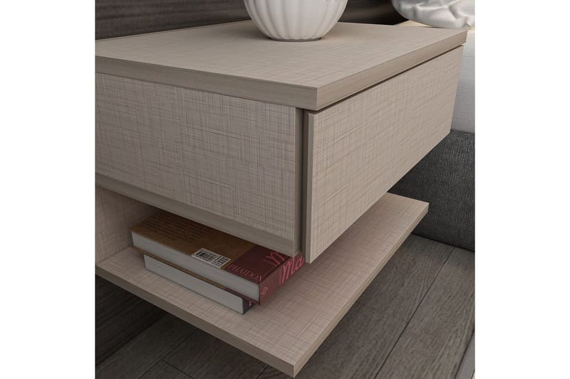 Telo Natbord 45 cm - Beige - Møbler - Borde - Aflastningsbord - Sengebord