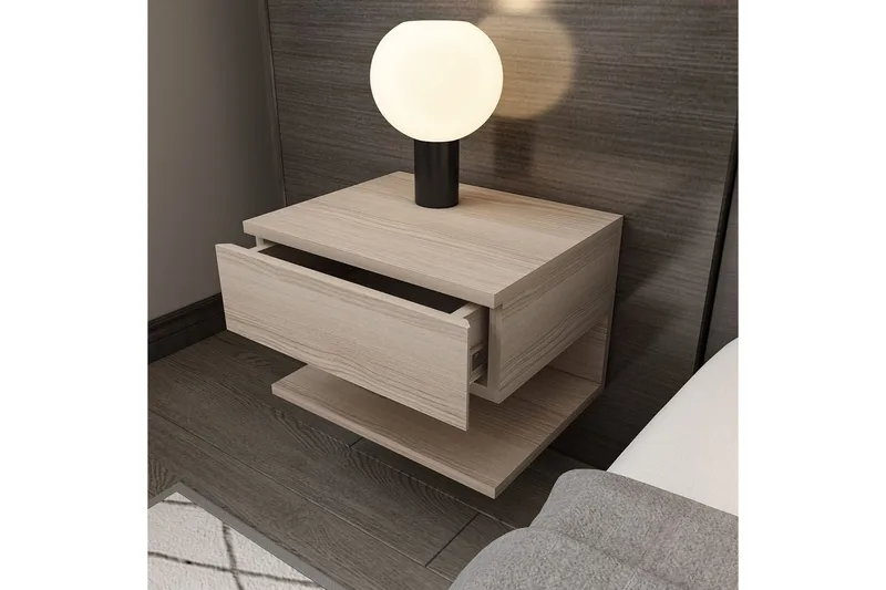 Telo Natbord 45 cm - Rød - Møbler - Borde - Aflastningsbord - Sengebord