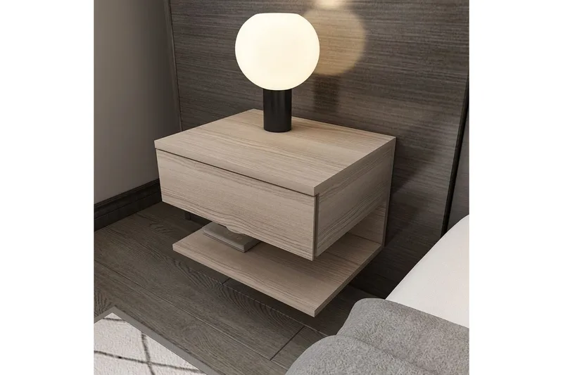 Telo Natbord 45 cm - Rød - Møbler - Borde - Aflastningsbord - Sengebord