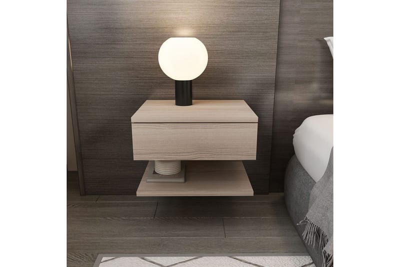 Telo Natbord 45 cm - Rød - Møbler - Borde - Aflastningsbord - Sengebord