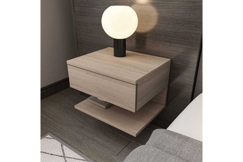 Telo Natbord 45 cm - Rød - Møbler - Borde - Aflastningsbord - Sengebord