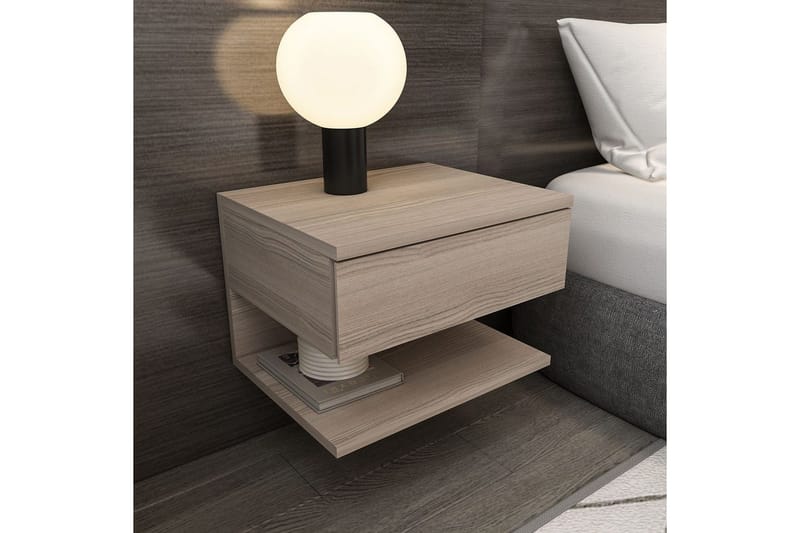 Telo Natbord 45 cm - Rød - Møbler - Borde - Aflastningsbord - Sengebord