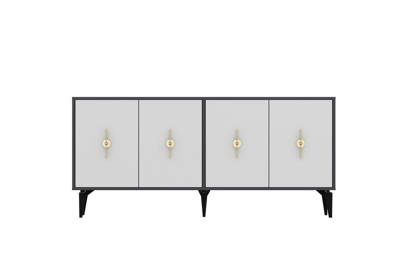 Thylen Konsolbord 180 cm - Antracit/Hvid - Møbler - Borde - Aflastningsbord - Entrébord