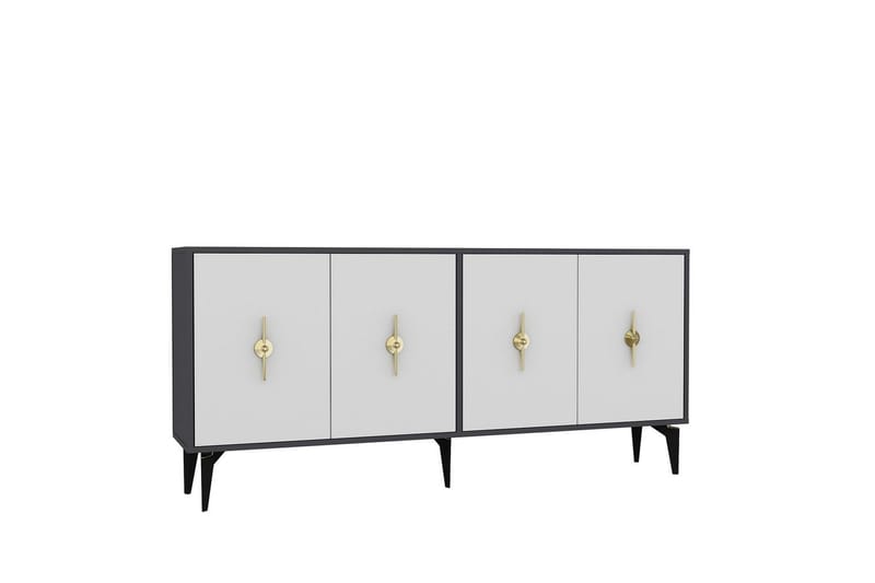 Thylen Konsolbord 180 cm - Antracit/Hvid - Møbler - Borde - Aflastningsbord - Entrébord