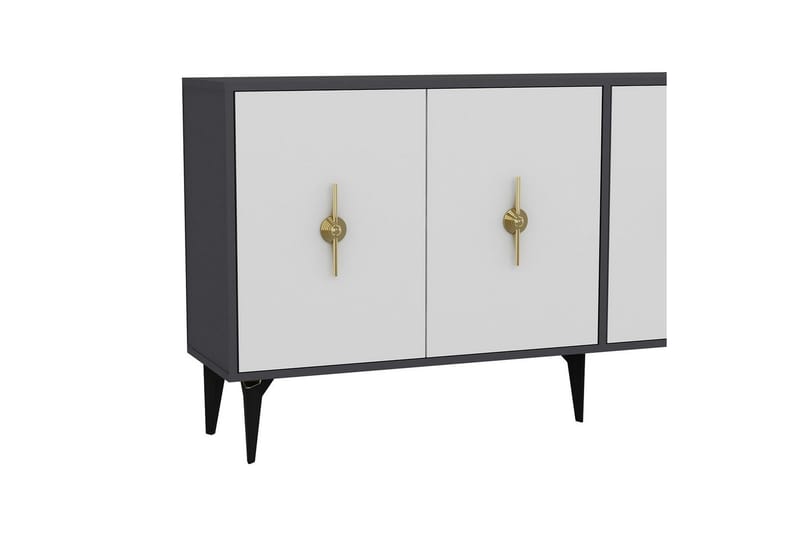 Thylen Konsolbord 180 cm - Antracit/Hvid - Møbler - Borde - Aflastningsbord - Entrébord