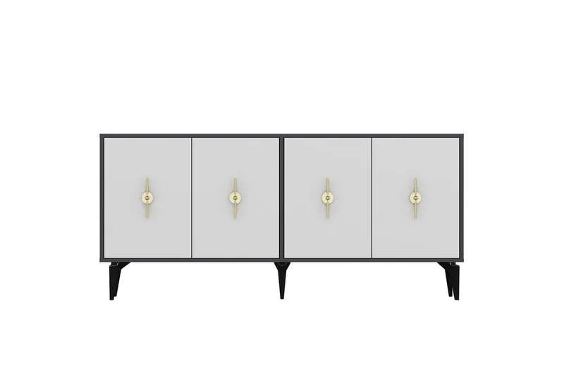 Thylen Konsolbord 180 cm, Antracit/Hvid