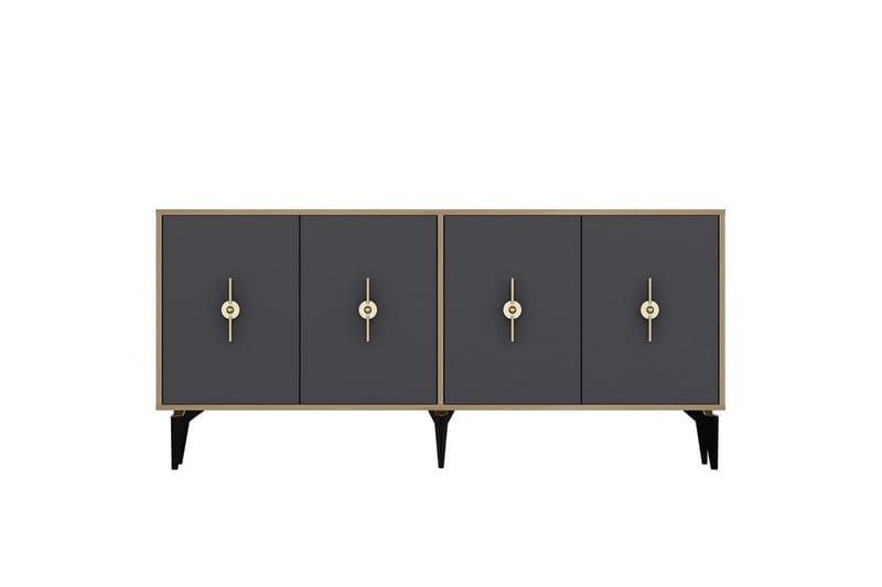 Thylen Konsolbord 180 cm - Eg/Antracit - Møbler - Borde - Aflastningsbord - Entrébord