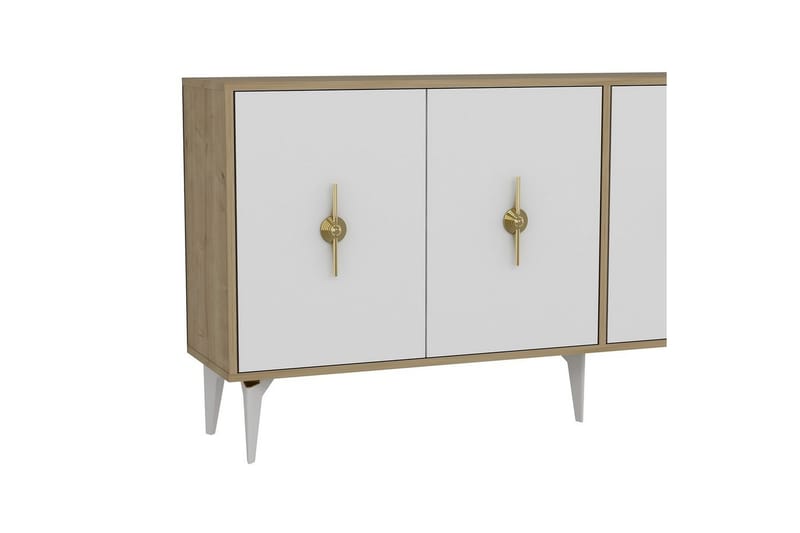 Thylen Konsolbord 180 cm - Eg/Hvid - Møbler - Borde - Aflastningsbord - Entrébord