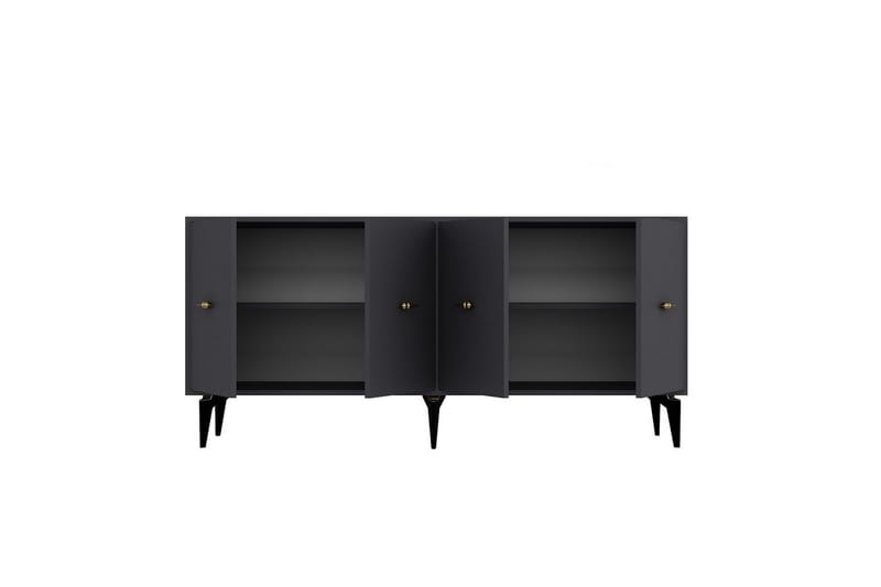 Thyros Konsolbord 180 cm - Antracit - Møbler - Borde - Aflastningsbord - Entrébord