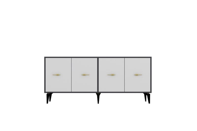 Thyros Konsolbord 180 cm - Antracit/Hvid - Møbler - Borde - Aflastningsbord - Entrébord