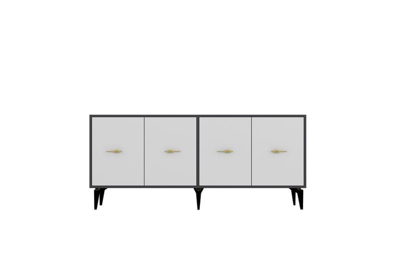 Thyros Konsolbord 180 cm, Antracit/Hvid