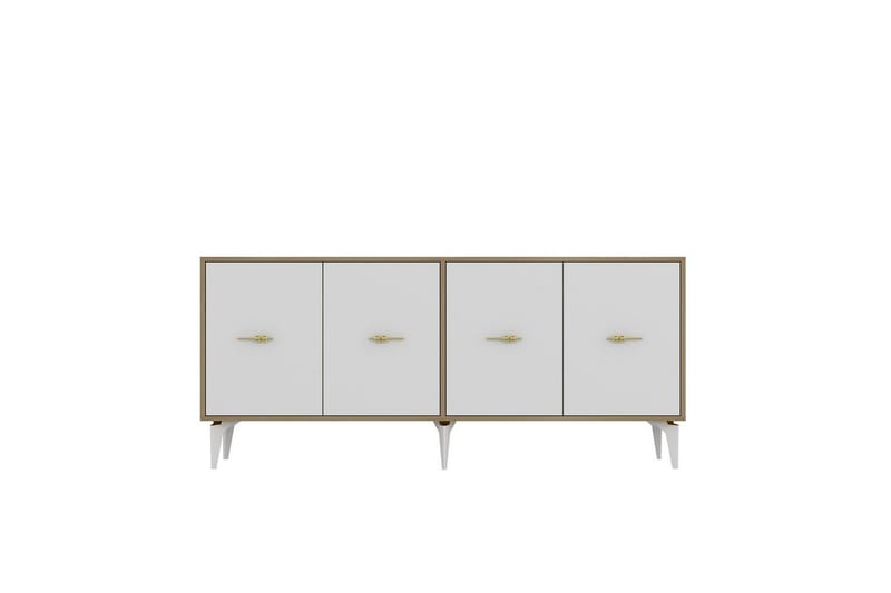 Thyros Konsolbord 180 cm - Eg/Hvid - Møbler - Borde - Aflastningsbord - Entrébord