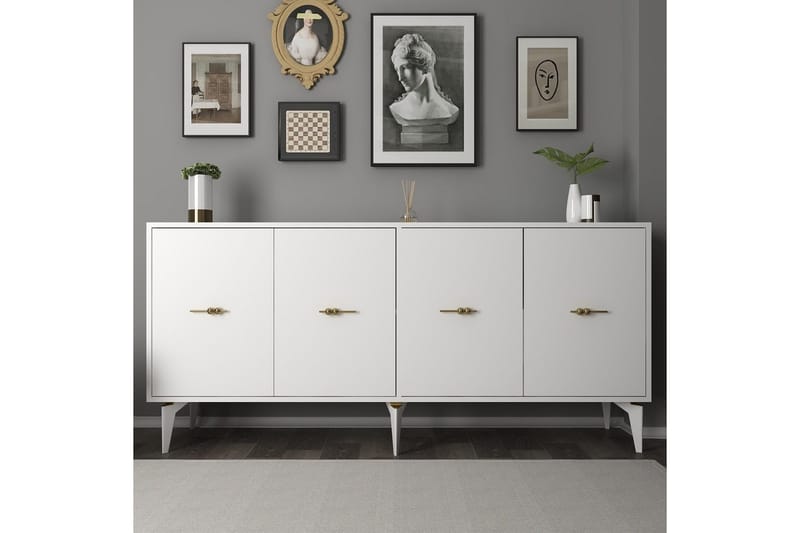 Thyros Konsolbord 180 cm - Hvid - Møbler - Borde - Aflastningsbord - Entrébord