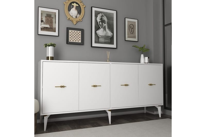 Thyros Konsolbord 180 cm - Hvid - Møbler - Borde - Aflastningsbord - Entrébord