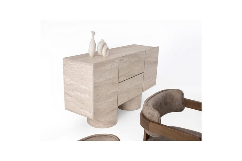 Thyrosen Konsolbord 150 cm - Travertin - Møbler - Borde - Aflastningsbord - Entrébord