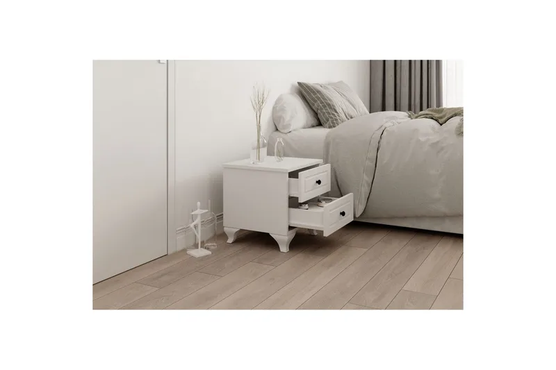 Torvenn Natbord 45 cm - Mat Hvid - Møbler - Borde - Aflastningsbord - Sengebord